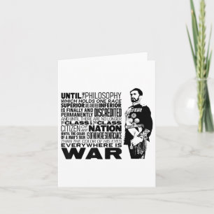 Until The Philosophy Haile Selie War Speech Reggae Card