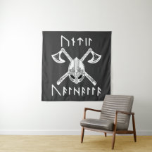 Until Valhalla in Norse Rune