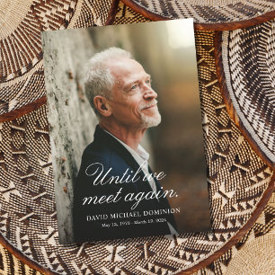 Until We Meet Again Full Photo Memorial Program