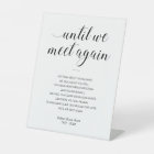 Until We Meet Again Personalized Funeral Poem