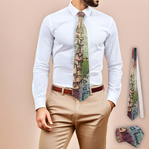 Untitled 2 by Paul Klee, Abstract Art Tie