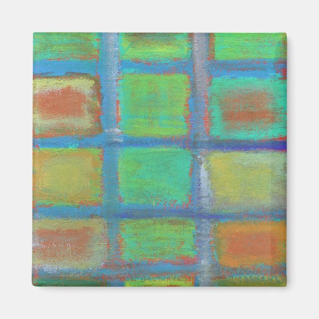 Untitled Abstract Art Magnet (Front)