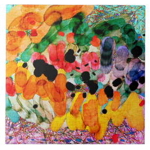 Untitled Abstract Digital Painting 1 Tile