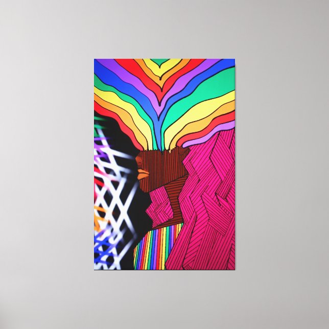 Untitled Flamboyant  Canvas Print (Front)