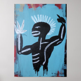 untitled (mohawk) poster