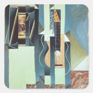 Untitled (oil on canvas) square sticker