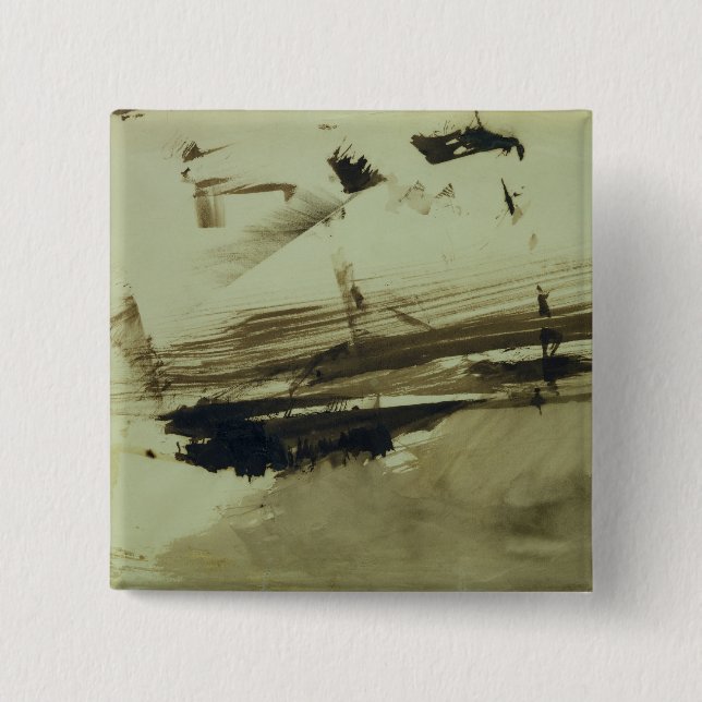 Untitled, or: Evocation of an island, 1870 2 Inch Square Button (Front)