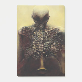Untitled (The Flutist) by Zdzislaw Beksinski Post-it Notes