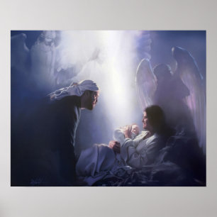 Unto Us a Child is born, by Danny Hahlbohm Poster