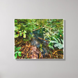 Untouched Creek Canvas Print
