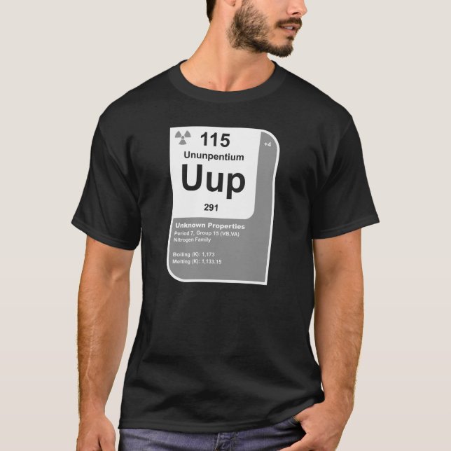 Ununpentium (Uup) T-Shirt (Front)