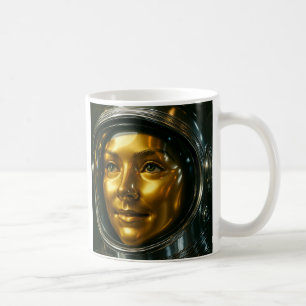 Unusual Astronaut Portrait Coffee Mug