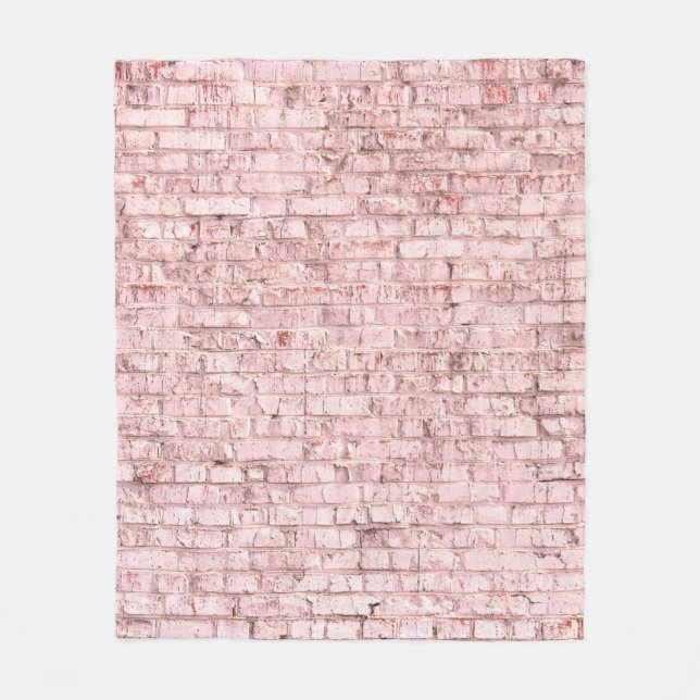 Unusual bright saturated abstract pink background  fleece blanket (Front)