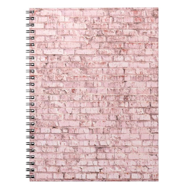 Unusual bright saturated abstract pink background  notebook (Front)