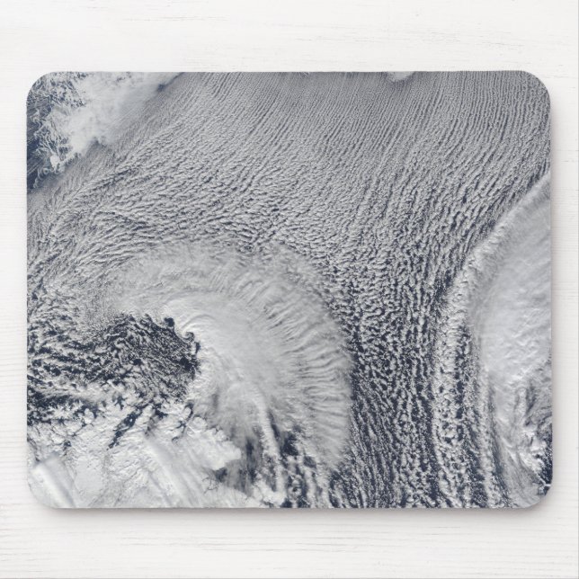 Unusual cloud formations over the Barents Sea Mouse Pad (Front)