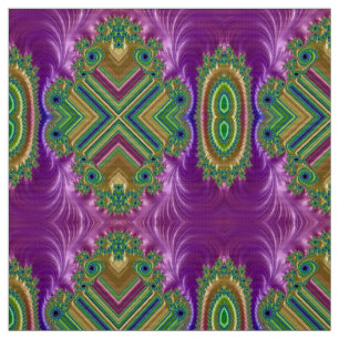 UNUSUAL CUTE! ~ Pink Green Blue Orange 3D  Fabric