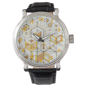 Unusual Futuristic Electronic Style Design Watch