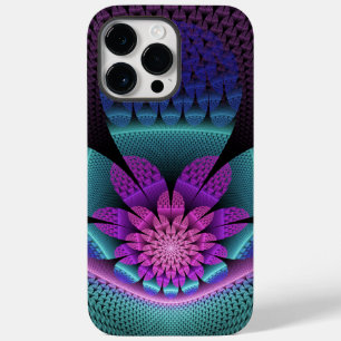Unusual Patterned Colourful Fantasy Flower Fractal Case-Mate iPhone 14 Pro Max Case