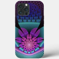 Unusual Patterned Colourful Fantasy Flower Fractal
