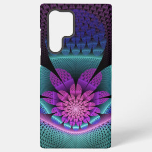 Unusual Patterned Colourful Fantasy Flower Fractal Samsung Galaxy Case