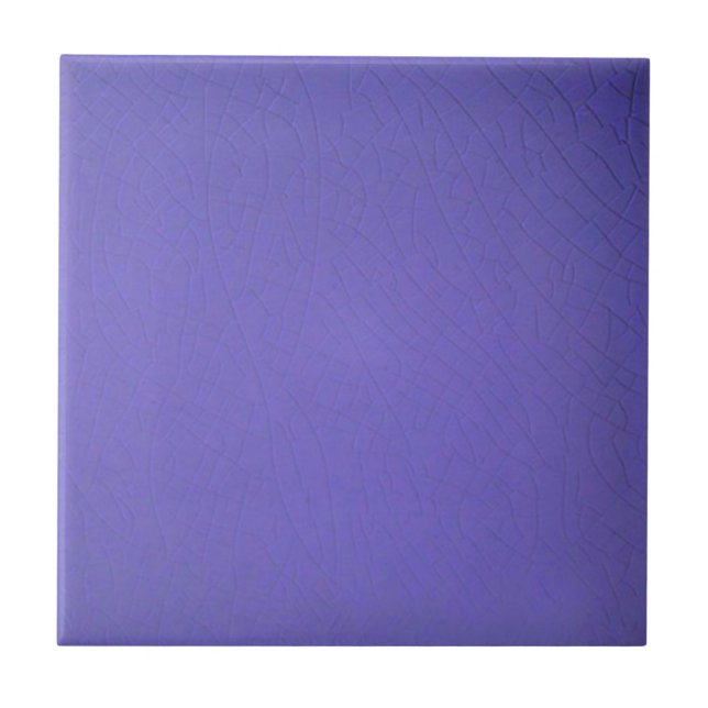 Unusual Purple Colour Faux Finish Repro Tile (Front)