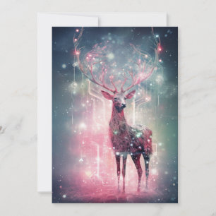 Unusual Strange Pink Christmas Cards