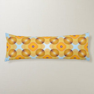 Unusual Yellow Geometric Body Pillow
