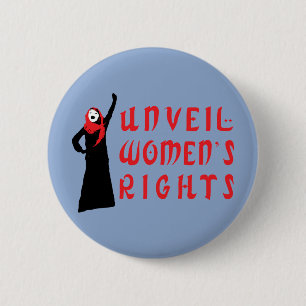 Unveil Muslim Women's Rights 2 Inch Round Button