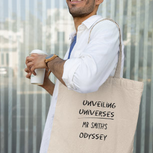 Unveiling Universes Physics Science Teacher Gift Tote Bag
