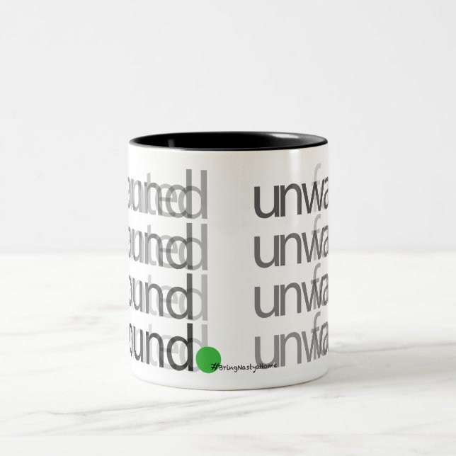 unwanted < found - Drinkware Two-Tone Coffee Mug (Center)