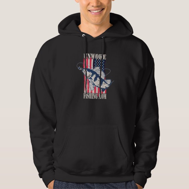 unwoke Fishing Mom Hoodie (Front)