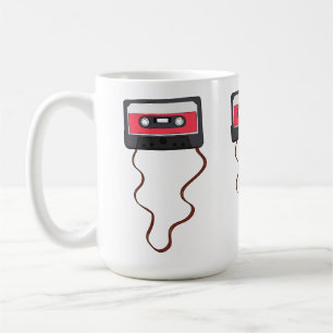 Unwound Cassette Tape Mixtape Retro Vintage Coffee Mug