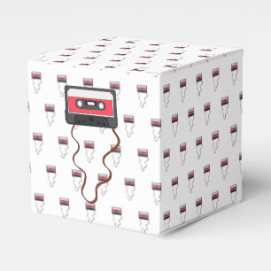Unwound Cassette Tape Mixtape Retro Vintage Favor Box
