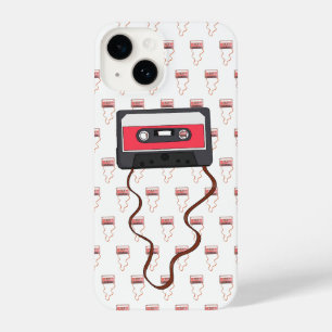 Unwound Cassette Tape Mixtape Retro Vintage iPhone 14 Case