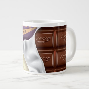 Unwrapped Chocolate bar Large Coffee Mug