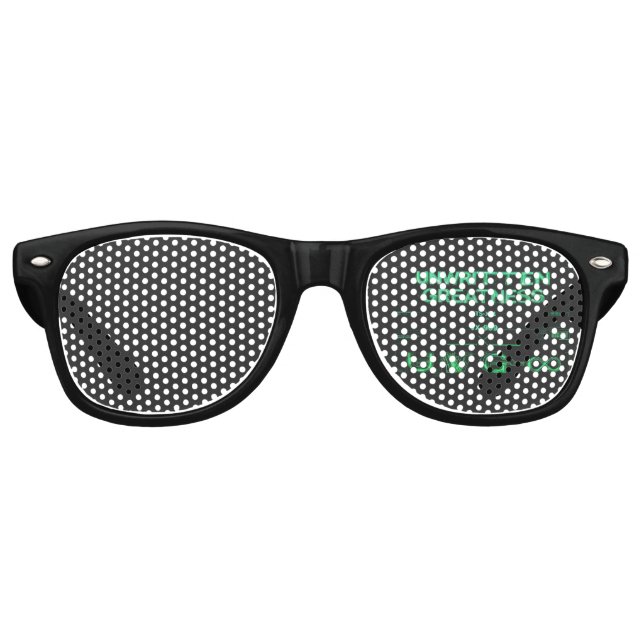 "Unwritten Greatness" Cyberpunk Sunglasses (Front)