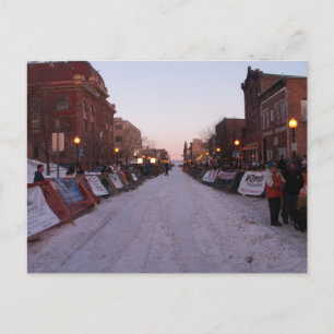 UP 200 Starting Line, Marquette, MI Postcard