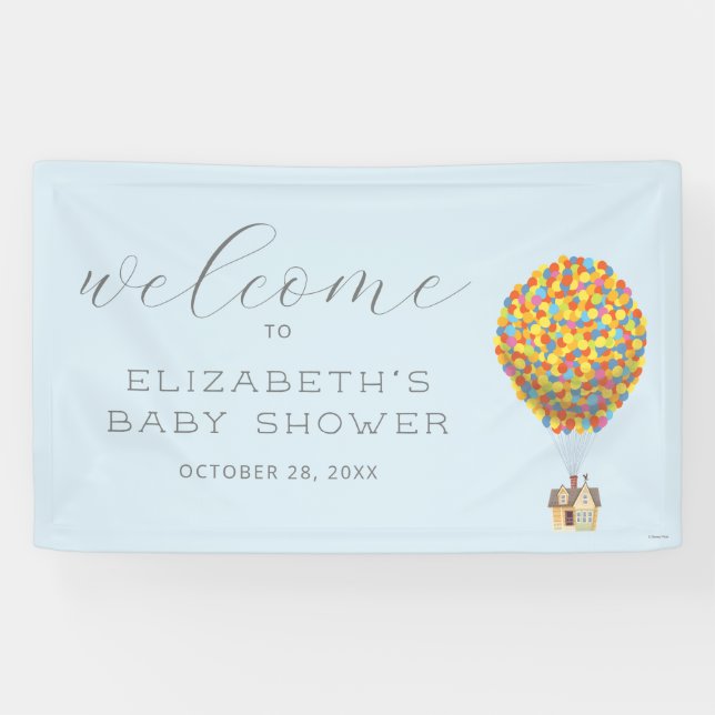UP | Adventure Awaits Baby Shower Welcome Banner (Horizontal)