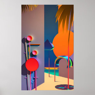 Up Against the Wall Poster