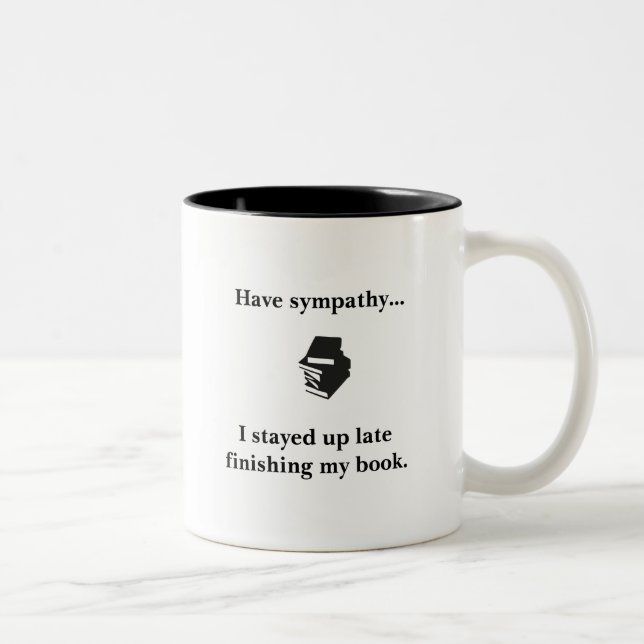 Up All Night Reading - Book Lovers Mug (Right)