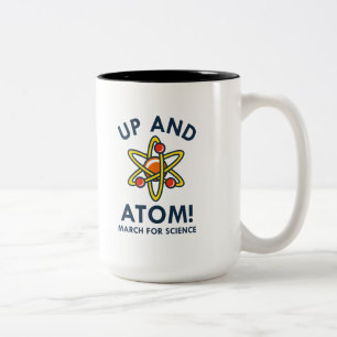 Up And Atom! Two-Tone Coffee Mug
