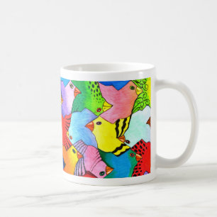 Up and Down Birds Mug
