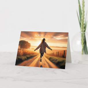 UP AND RUNNING GET WELL CARD