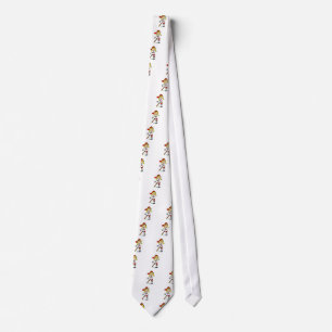 Up at Bat Girl Baseball Player Tshirts Tie