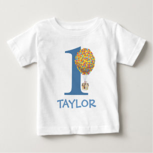 UP Birthday   Name & Age Baby T-Shirt