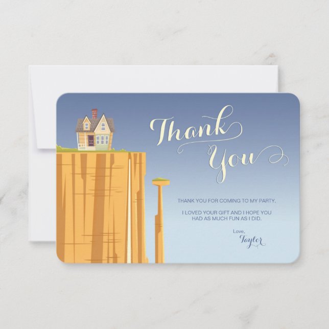 UP Birthday | Thank You Card (Front)