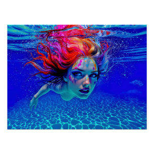 “Up Close and Personal” - A Chromatic Portrait Poster