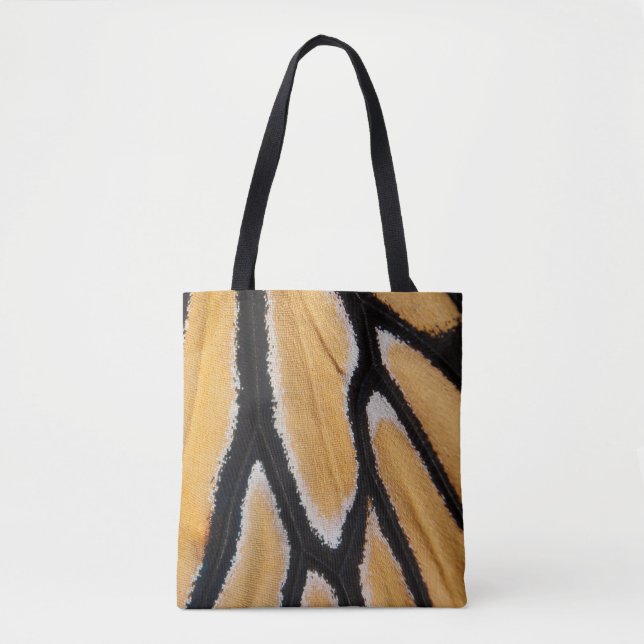 Up Close Monarch Wing All-Over-Print Tote Bag (Front)