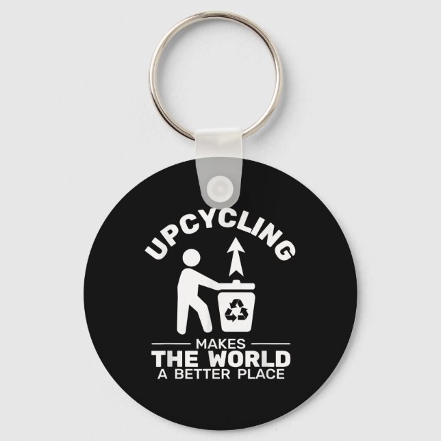 Up-cycling Recycling Environmental Protection Keychain (Front)