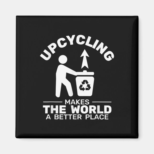 Up-cycling Recycling Environmental Protection Magnet (Front)